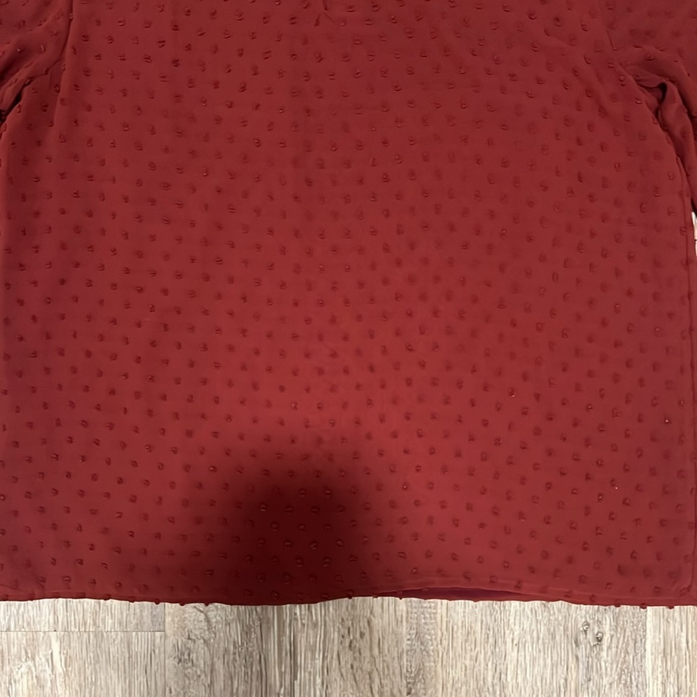 J.Crew Ruffle Front Top In Clip Dot​ - Picture 9 of 14